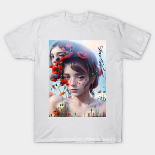 Tibetan flower girl #3 T-Shirt